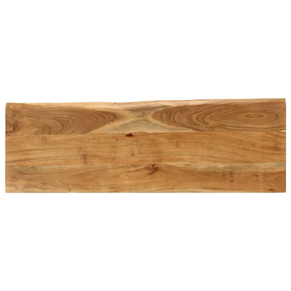 Bank Baumkante 105 cm Massivholz Akazie