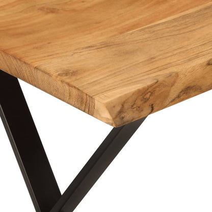 Bank Baumkante 105 cm Massivholz Akazie