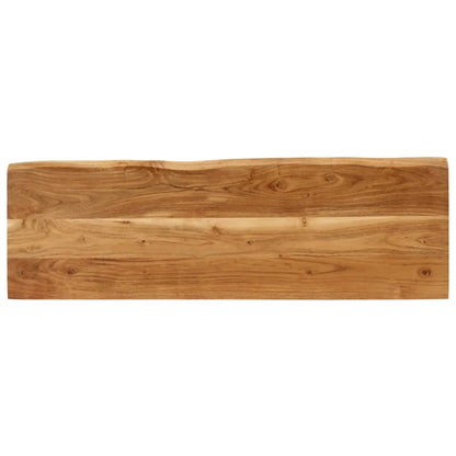 Bank Baumkante 105 cm Massivholz Akazie