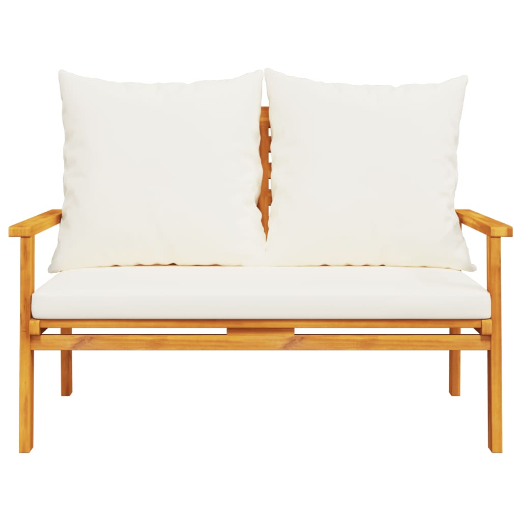 5-tlg. Garten-Lounge-Set mit Kissen Massivholz Akazie