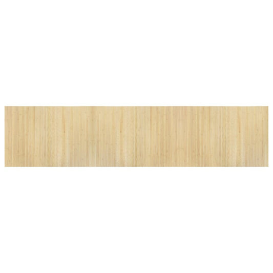 Teppich Rechteckig Hell Natur 70x300 cm Bambus