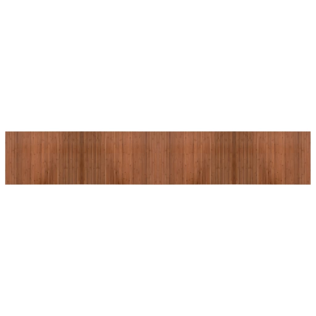 Teppich Rechteckig Braun 70x400 cm Bambus