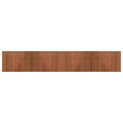 Teppich Rechteckig Braun 70x400 cm Bambus