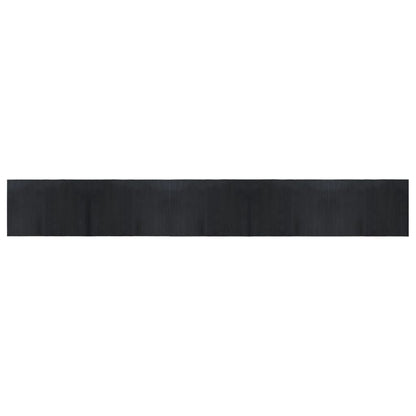 Teppich Rechteckig Schwarz 70x500 cm Bambus