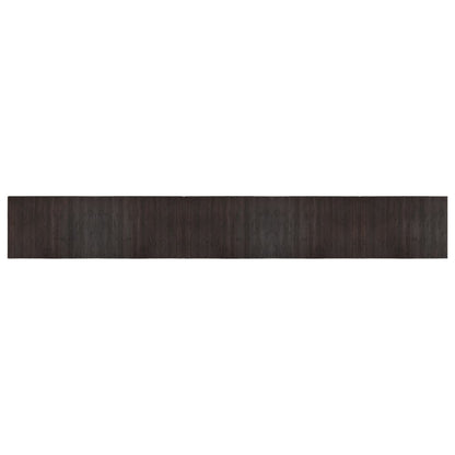 Teppich Rechteckig Dunkelbraun 70x500 cm Bambus