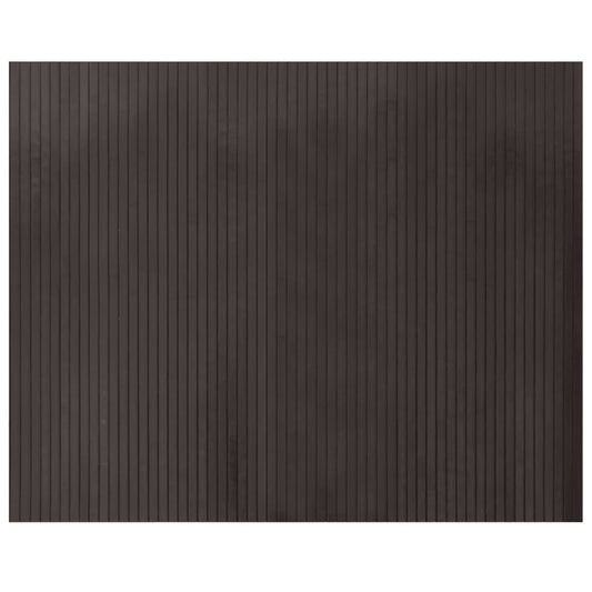 Teppich Rechteckig Dunkelbraun 80x100 cm Bambus