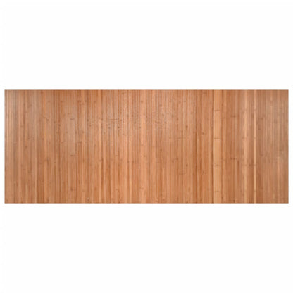 Teppich Rechteckig Natur 80x200 cm Bambus