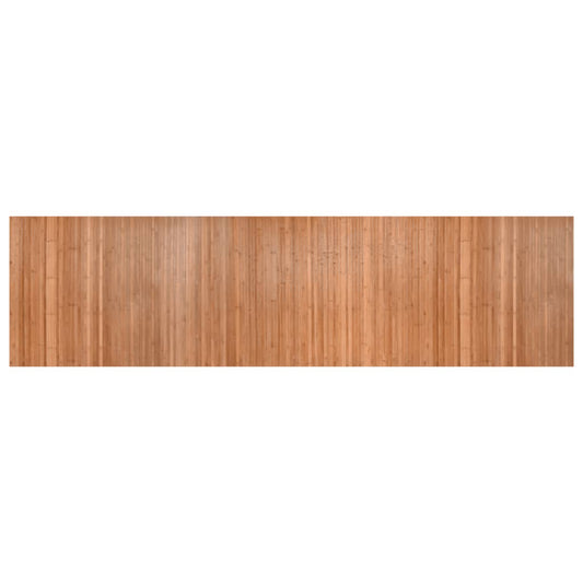 Teppich Rechteckig Natur 80x300 cm Bambus