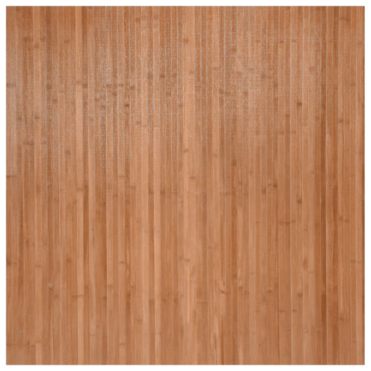 Teppich Rechteckig Natur 100x100 cm Bambus