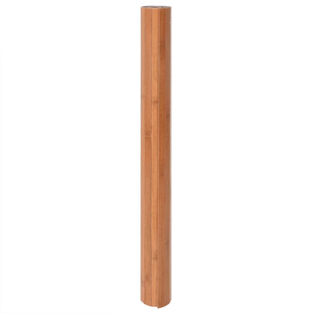 Teppich Rechteckig Natur 100x100 cm Bambus