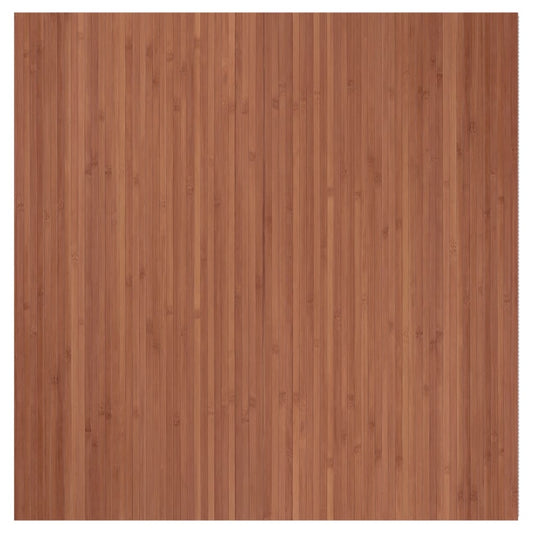 Teppich Rechteckig Braun 100x100 cm Bambus