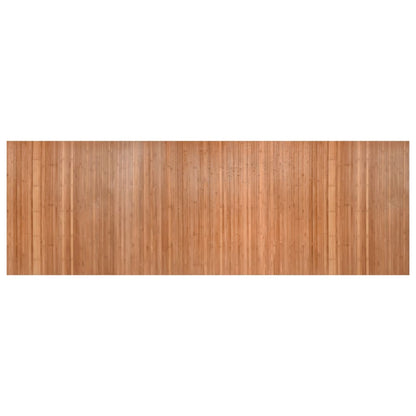 Teppich Rechteckig Natur 100x300 cm Bambus