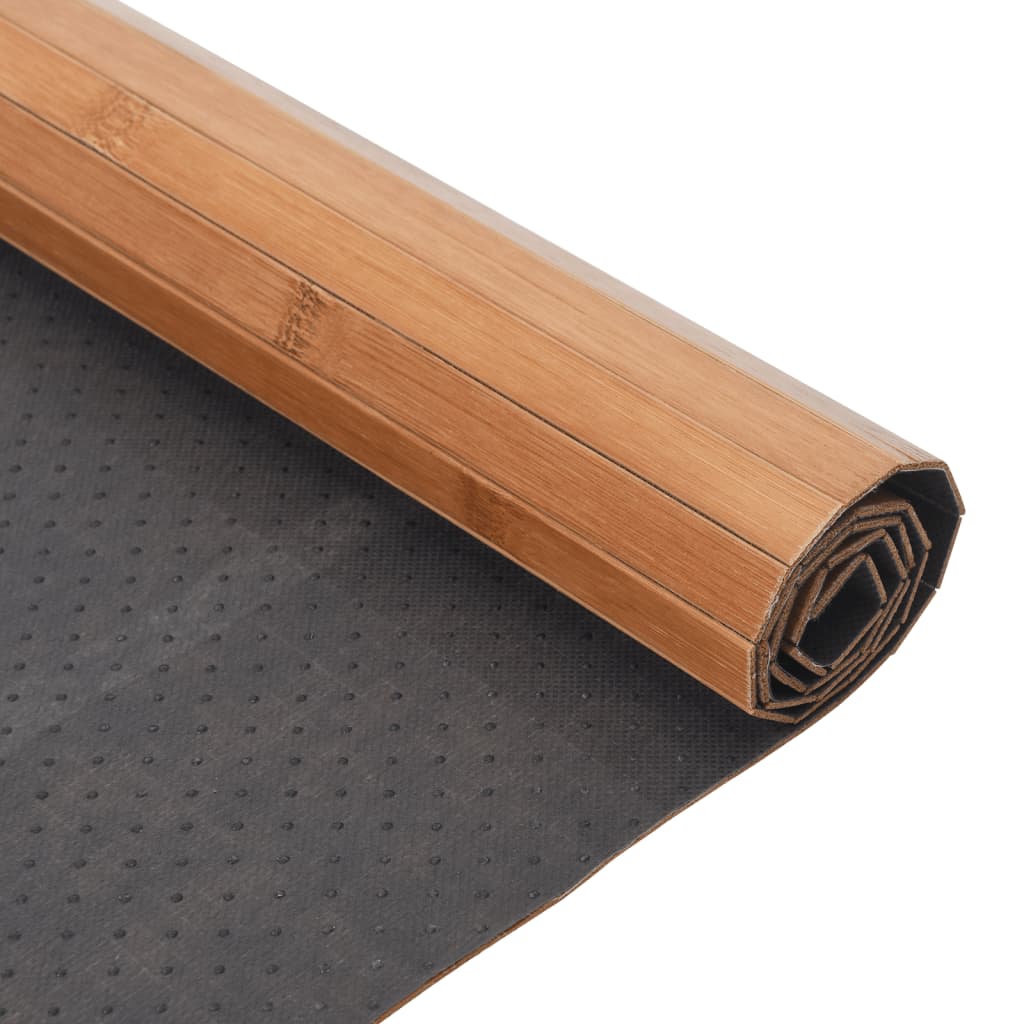 Teppich Rechteckig Natur 100x300 cm Bambus