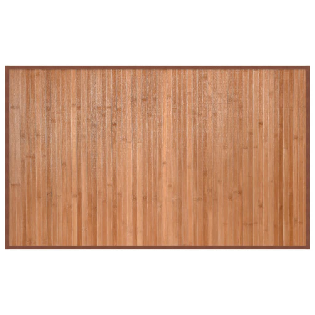 Teppich Rechteckig Natur 60x100 cm Bambus