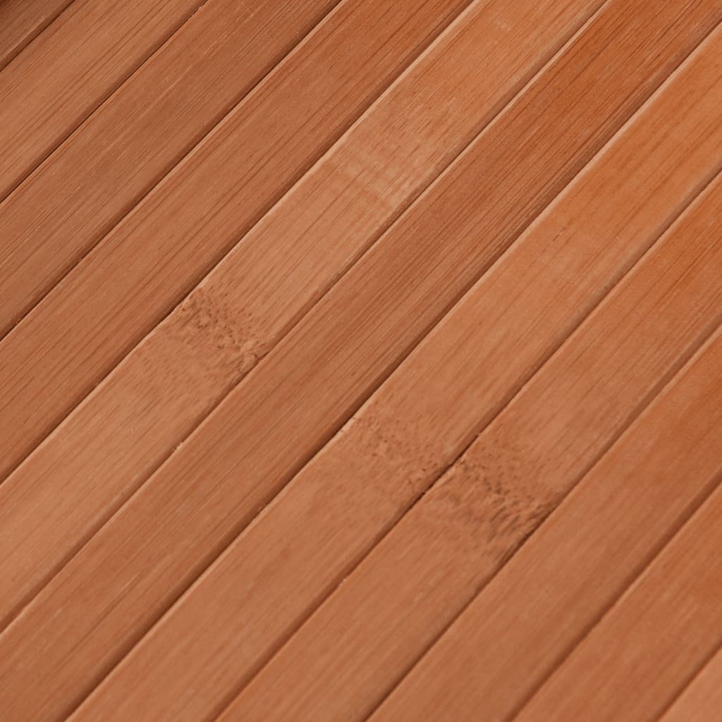 Teppich Rechteckig Braun 60x100 cm Bambus