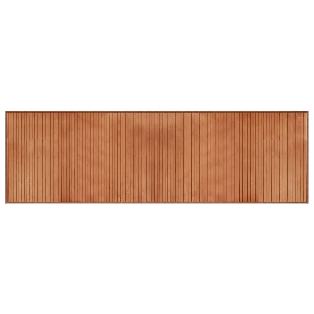 Teppich Rechteckig Braun 60x200 cm Bambus