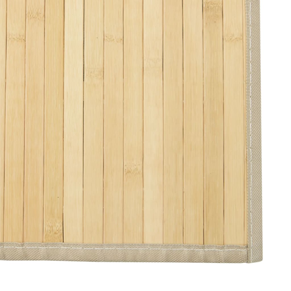 Tæppe Rektangulært Lys Natur 60x300 cm Bambus