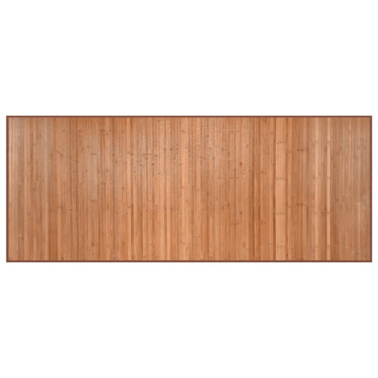 Teppich Rechteckig Natur 80x200 cm Bambus