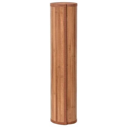 Teppich Rechteckig Natur 80x200 cm Bambus