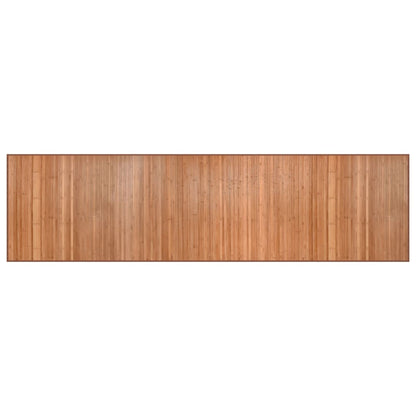 Teppich Rechteckig Natur 80x300 cm Bambus