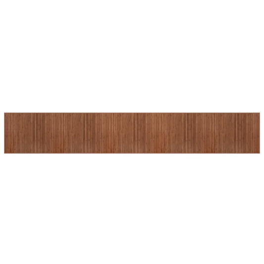 Teppich Rechteckig Braun 80x500 cm Bambus