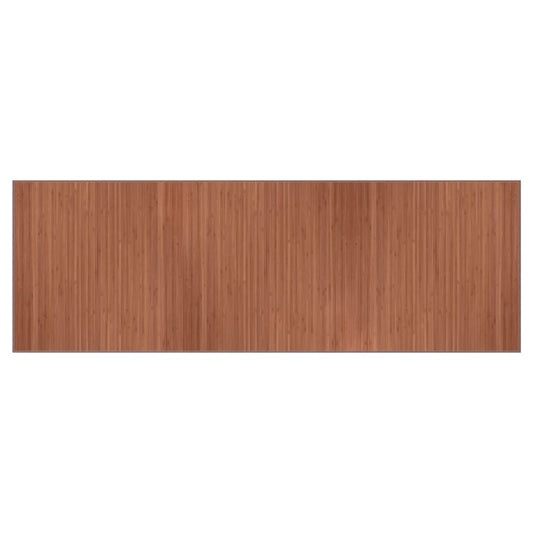 Teppich Rechteckig Braun 100x300 cm Bambus