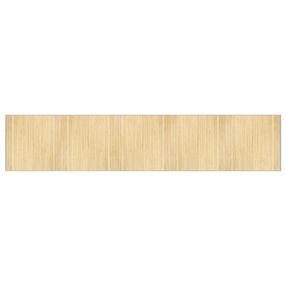 Teppich Rechteckig Hell Natur 100x1000 cm Bambus