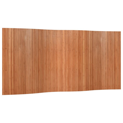 Skærm Brun 165x400 cm Bambus