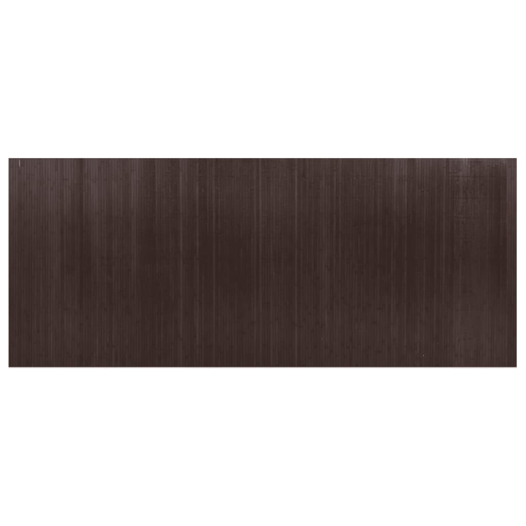 Paravent Dunkelbraun 165x400 cm Bambus