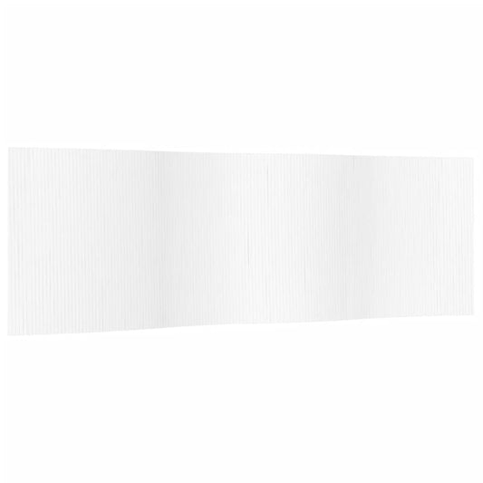 Paravent Weiß 165x600 cm Bambus
