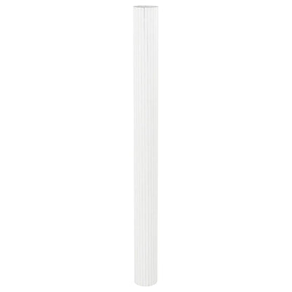 Paravent Weiß 165x600 cm Bambus