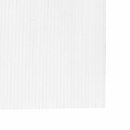 Paravent Weiß 165x600 cm Bambus