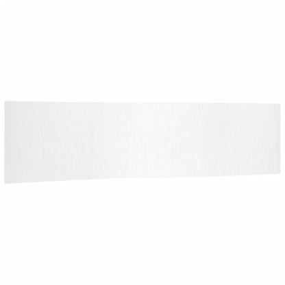 Paravent Weiß 165x800 cm Bambus