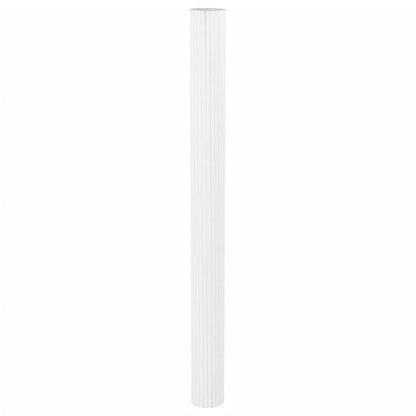 Paravent Weiß 165x800 cm Bambus