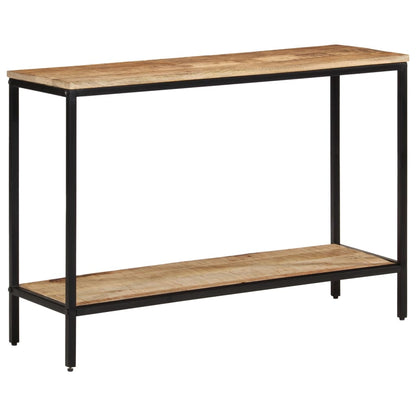 Konsolentisch 100x35x70 cm Raues Massivholz Mango