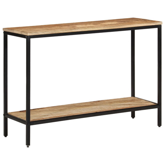 Konsolentisch 100x35x70 cm Raues Massivholz Mango