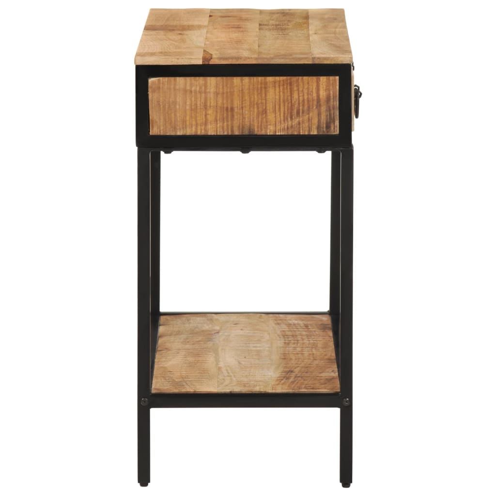 Konsolentisch 70x35x70 cm Raues Massivholz Mango