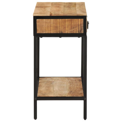 Konsolentisch 70x35x70 cm Raues Massivholz Mango
