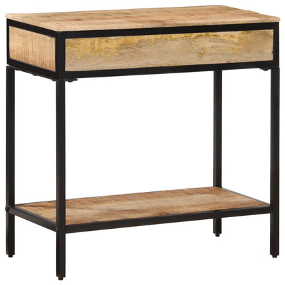 Konsolentisch 70x35x70 cm Raues Massivholz Mango