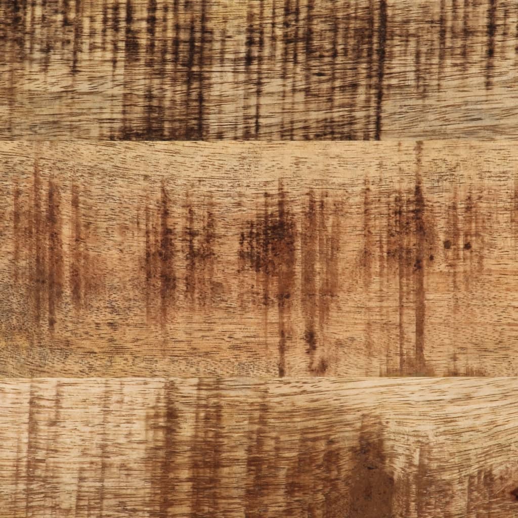 Konsolentisch 70x35x70 cm Raues Massivholz Mango