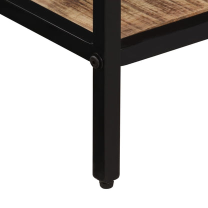 Konsolentisch 100x35x70 cm Raues Massivholz Mango
