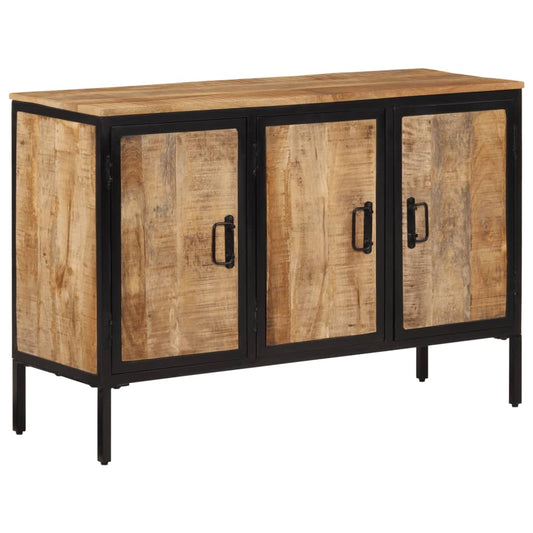 Sideboard 105x35x70 cm Raues Mangoholz