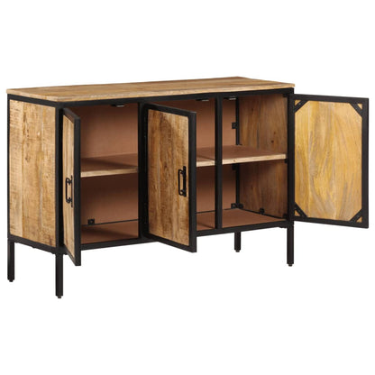 Sideboard 105x35x70 cm Raues Mangoholz