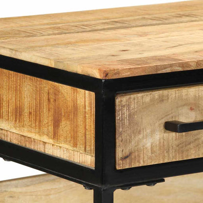 Schreibtisch Braun 100 x 50 x 75 cm massives Mangoholz