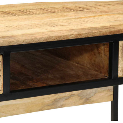 Schreibtisch Braun 100 x 50 x 75 cm massives Mangoholz