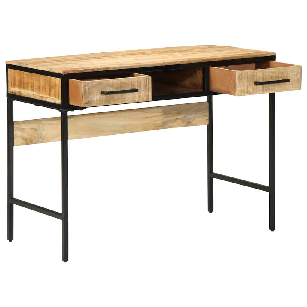 Schreibtisch Braun 100 x 50 x 75 cm massives Mangoholz