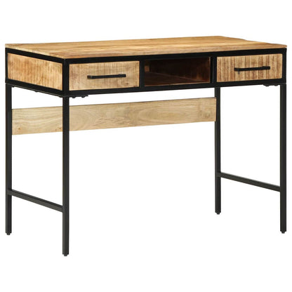 Schreibtisch Braun 100 x 50 x 75 cm massives Mangoholz