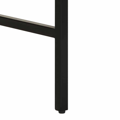 Schreibtisch mit Regal Braun 80 x 50 x 75 cm massives Mangoholz