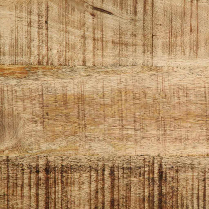 Schreibtisch mit Regal Braun 80 x 50 x 75 cm massives Mangoholz