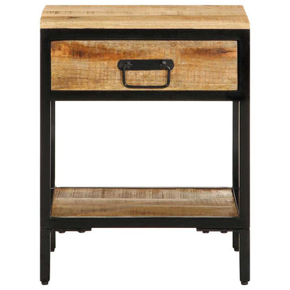 Nachttisch Braun 40 x 35 x 50 cm Massivholz Mango